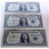 Image 7 : 3 1957 $1 Silver Certificates " Blue Seals"