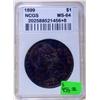 Image 1 : 1899 Morgan Silver Dollar  MS-64 "Rainbow"
