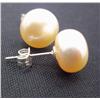 Image 4 : Pale Peach Pearl Earring Set