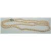 Image 2 : 16" Double Strand 8mm Pearl Necklace