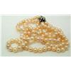 Image 4 : 16" Double Strand 8mm Pearl Necklace