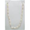 Image 1 : 17" Tri-Colored Single Strand Pearl Necklace
