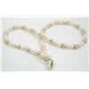 Image 3 : 17" Tri-Colored Single Strand Pearl Necklace