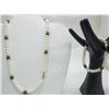 Image 1 : Pearl and Roundell Necklace and Bracelet Set