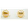 Image 1 : Pale Peach Pearl Earring Set