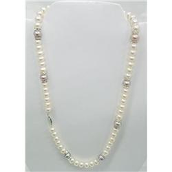 16" Single Strand Pearl Necklace
