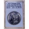 Image 1 : 1921-P Morgan Silver Dollar MS-67 w/ Appraisal