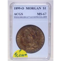 1899-O Mint Morgan Silver Dollar MS-67