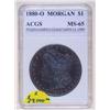 Image 1 : Beautiful 1880-O Mint Morgan Silver Dollar MS-65