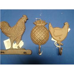 Lot- Cast Iron Hooks
