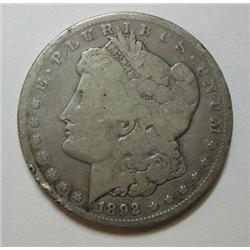 1892CC Morgan $  VG  rim nicks
