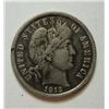 Image 1 : 1913S Barber dime   VF/XF. Coin very attractive but when you put a glass to it