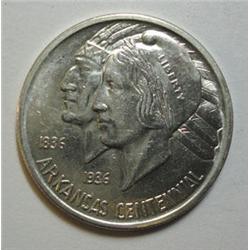 1936S Arkansas  half $   AU58   lo mintage 9662