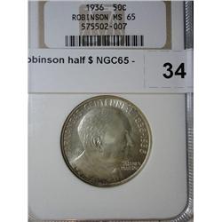 1936 Robinson half $ NGC65