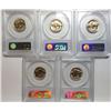 Image 2 : 5 1938D Buffalo nickels PCGS65