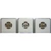 Image 2 : Buffalo nickels slabbed  NGC ;37D MS65-37S  MS64-38D  MS64