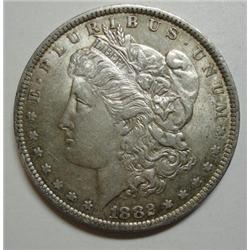 1882 O/S Morgan $  original undipped surface  AU58