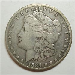 1884CC  Morgan $ F/VF