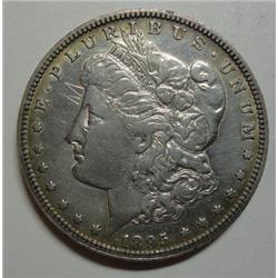 Another "what a shame coin" 1895O Morgan $  solid XF but lite initials KM in