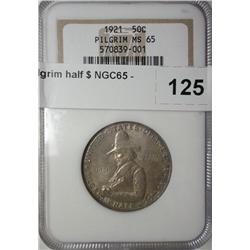 1921 Pilgrim half $ NGC65