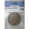 Image 1 : 1878 8 feather Morgan $ VAM7  ANACS55