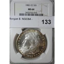 1882CC Morgan $  NGC64