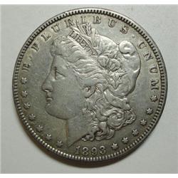 1893 Morgan $ XF45  all original undipped  PQ coin