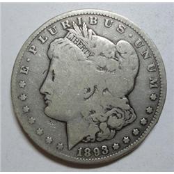 1893CC  Morgan $  VG