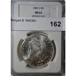 1889S Morgan $  NGC63