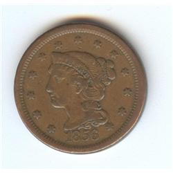 1840-46-47-52-56  large pennys avg  Fine  nice color