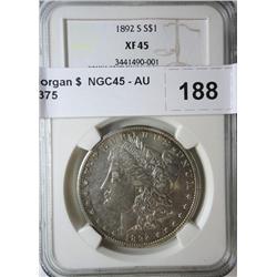 1892S Morgan $  NGC45