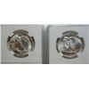 Image 2 : 2 1946 Walker half $  NGC63 and 64