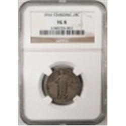 1916 Standing Liberty quarter  NGC VG8