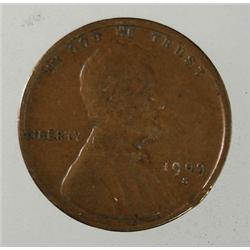 1909SVDB Lincoln penny VF  nice color