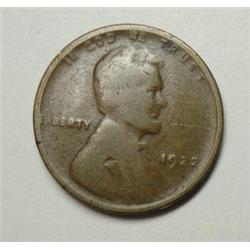1922 no D Lincoln penny Fine