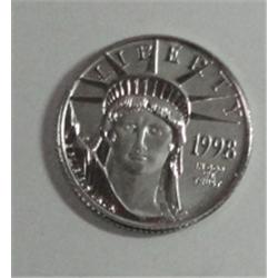 1998 $10 Platinum Eagle
