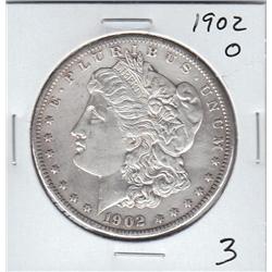 1902O $1 SILVER MORGAN DOLLAR SHARP DETAILS