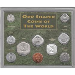 ODD SHAPED COIN OF THE WORLD COLLECTION