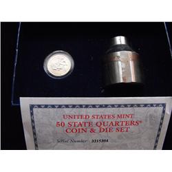 2003 COIN AND DIE SET FROM THE MINT ARKANSAS