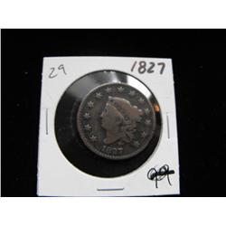 1827 LARGE CENT