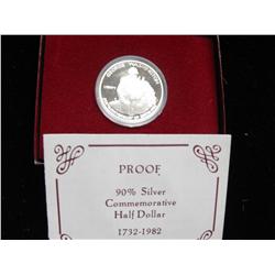 90% SILVER HALF COMMEMORATIVE 1982