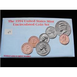 P AND D US MINT SET 1994