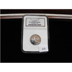 2007 SILVER PROOF NGC PF 69 QUARTER