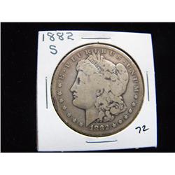 1882 s $1 SILVER DOLLAR MORGAN