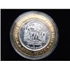 Image 1 : $10 SILVER .999 FINE ROUND CASINO BUFFALO BILLS