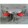 Image 1 : 50's Checkered Dinette table & 2 chairs