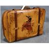 Image 5 : Vintage Tooled Leather Suitcase