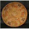 Image 2 : Mission basket polychrome w rabbit designs measures 10.5" d x 3" h