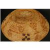 Image 7 : Mission basket polychrome w rabbit designs measures 10.5" d x 3" h
