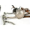 Image 4 : Fancy Silver Bridle and bit with reins